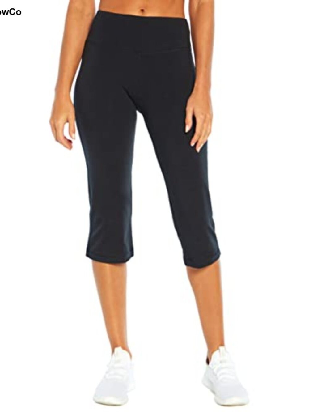 Tummy Control High Rise Capri Leggings with Coolmax Gusset